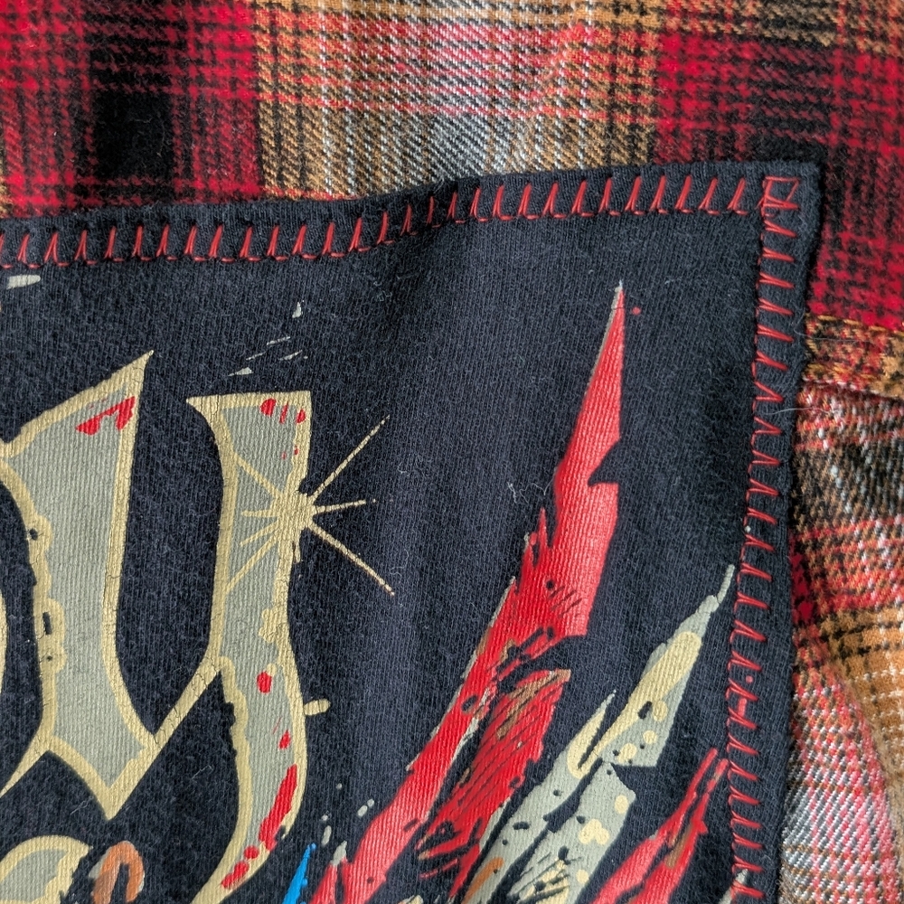 CODY Flannel Plaid Shirt Hand Crafted New Medium - Picture 6 of 9